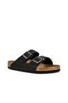 Сандалии Arizona Birkenstock, Black Oiled - фото 2