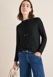 Толстовка Cecil Sweatshirt, Schwarz/Mottled Black - фото