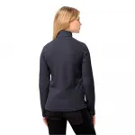 Флис Jack Wolfskin Taunus half zip, серый - фото 2