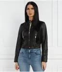 Кожаная куртка Cropped fit Liu Jo, черный - фото 3