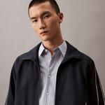 Calvin Klein Рубашка мужская Blue Background Stripes - фото 7