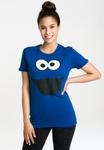 Рубашка LOGOSHIRT Cookie Monster – Face, синий - фото 2