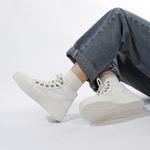 Женские высокие кеды SEMIR, бежевые - фото 7