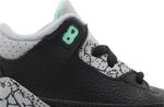 Кроссовки Air Jordan 3 Retro TD 'Green Glow', черный - фото 2