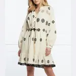 Платье Ровак Silvian Heach, бежевый - фото