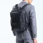 TUMI Кожаный рюкзак мужской черный - фото 5