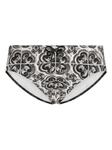 Dolce & Gabbana плавки с графичным принтом, белый - фото