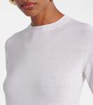 Женский топ из чистой шерсти Gerico Max Mara, белый - фото 4