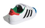 Кроссовки lego x superstar cf j Adidas, белый - фото 4