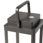 Настольная лампа Qazqa уличная, темно-серый - фото 5