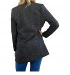 Пиджак на пуговицах черного цвета Haptics - фото 2