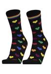 Носки UphillSport RAINBOW HEARTS 2 шт, черный - фото 2