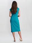 Платье миди Margaret Gina Bacconi, Aqua - фото 2