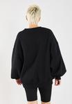 Толстовка YOURTURN OVERSIZE BASIC CREWNECK UNISEX, True Black/Black - фото 5