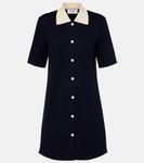 Платье-поло из хлопка Thom Browne, темно-синий - фото