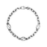 Серебряный браслет Interlocking G GUCCI, серебряный - фото 6