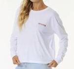 Лонгслив женский Rip Curl, белый - фото