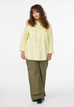 Блуза Zizzi Button-down blouse, Lemonade/Light Yellow - фото 2