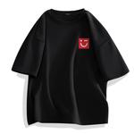 Футболка унисекс MINISO, хаки (M22 Radiant Smile Chest Logo) - фото 6