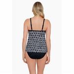 Майка женская Penbrooke, черный/слоновая кость - фото 2