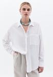 Блуза OXXO Button-down blouse, White - фото 5