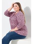 Лонгслив Ulla Popken Longsleeve, цвет himbeere - фото 4