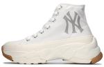Кеды MLB Chunky High Canvas Shoes Unisex High-Top White - фото