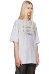 Серая футболка с принтом Acne Studios - фото 2
