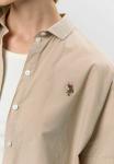 Блуза U.S. Polo Assn. Button-down blouse, White Pepper/Beige - фото 4