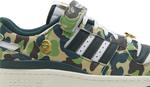 Кроссовки BAPE x Forum Low 84 '30th Anniversary - Green', зеленый - фото 2