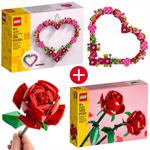 LEGO Сердце, 40638, и LEGO Розы, 40460. - фото