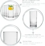 Стаканы для виски Ta Classic Highball - 295 мл - 12 штук Argon - фото 2