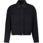 Куртка Max Mara Studio Madison с пуговицами Maxmara Studio, темный синий - фото