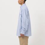 Оксфордская рубашка HUMAN MADE, синяя - фото 10