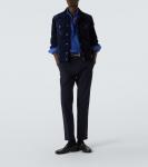 Хлопковая рубашка Tom Ford, синий - фото 2