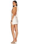 Платье мини AEXAE Silk, белый - фото
