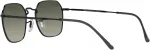 Солнцезащитные очки Ray-Ban унисекс Rb3694 Jim Square, Black/Grey Gradient - фото 5