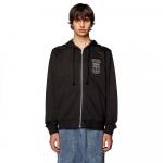 Толстовка Diesel Ginn K10 Full Zip, черный - фото