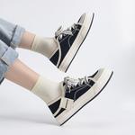 Кроссовки для скейтбординга женские низкие черные/бежевые Warrior - фото 6