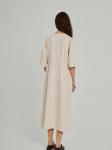 Миди платье NORR Linea, Beige - фото 4
