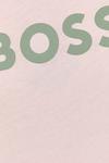 Хлопковая футболка Boss, розовый - фото 5