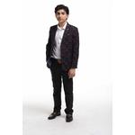 Детский блейзер slim fit в клетку Elie Balleh - фото