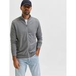 Куртка Selected Zipped Slhberg, серый - фото 3