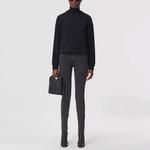 Свитшот женский Burberry, темно-синий / черный - фото 2