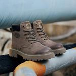 Ботинки женские Dickies Martin на шнурках, серо-бежевый - фото 6