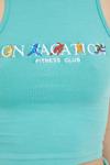 Топ On Vacation, бирюзовый - фото 6