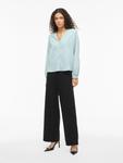 Блуза VILA VIELMA, аква - фото 5