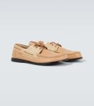 Кожаные лодочные Campo Loewe, Sand/Cinnamon - фото 5