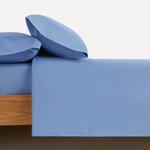 Пододеяльник Поликоттон Перкаль 180 ниток El Corte Inglés, синий - фото 3