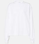 Хлопковый джерси свитшот Alaïa, Blanc - фото